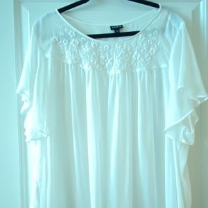 Tori’s embroidered shirt